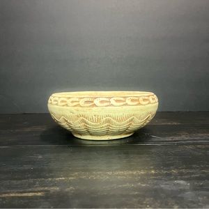 Ivory Art Deco Pottery Orris Ware Ceramic Bowls By Weller Clinton?